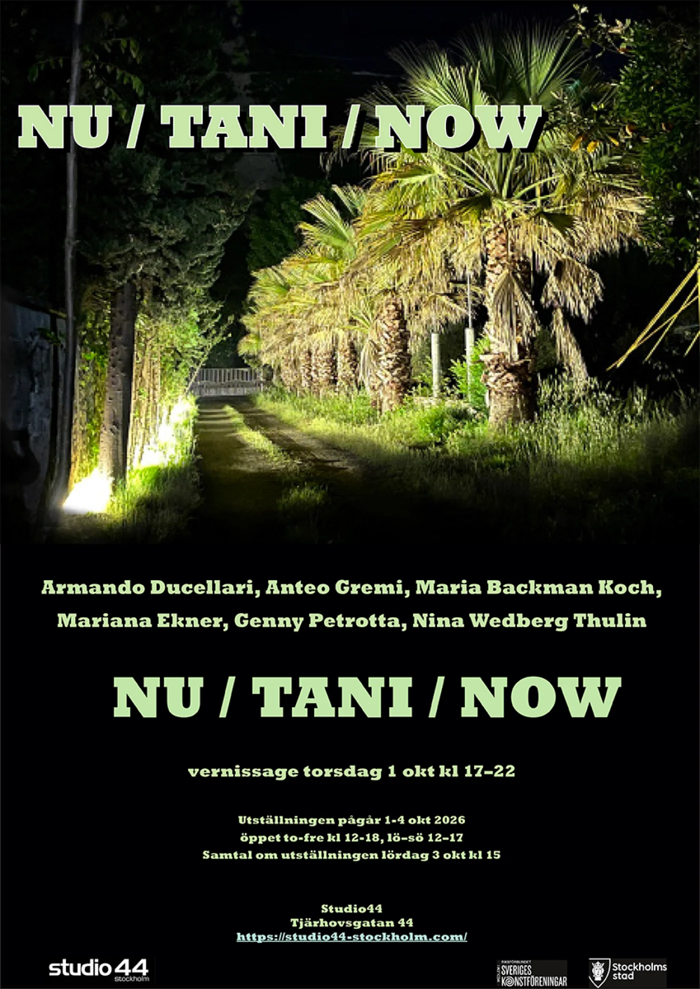 NU / TANI / NOW: Spår av det ofärdiga