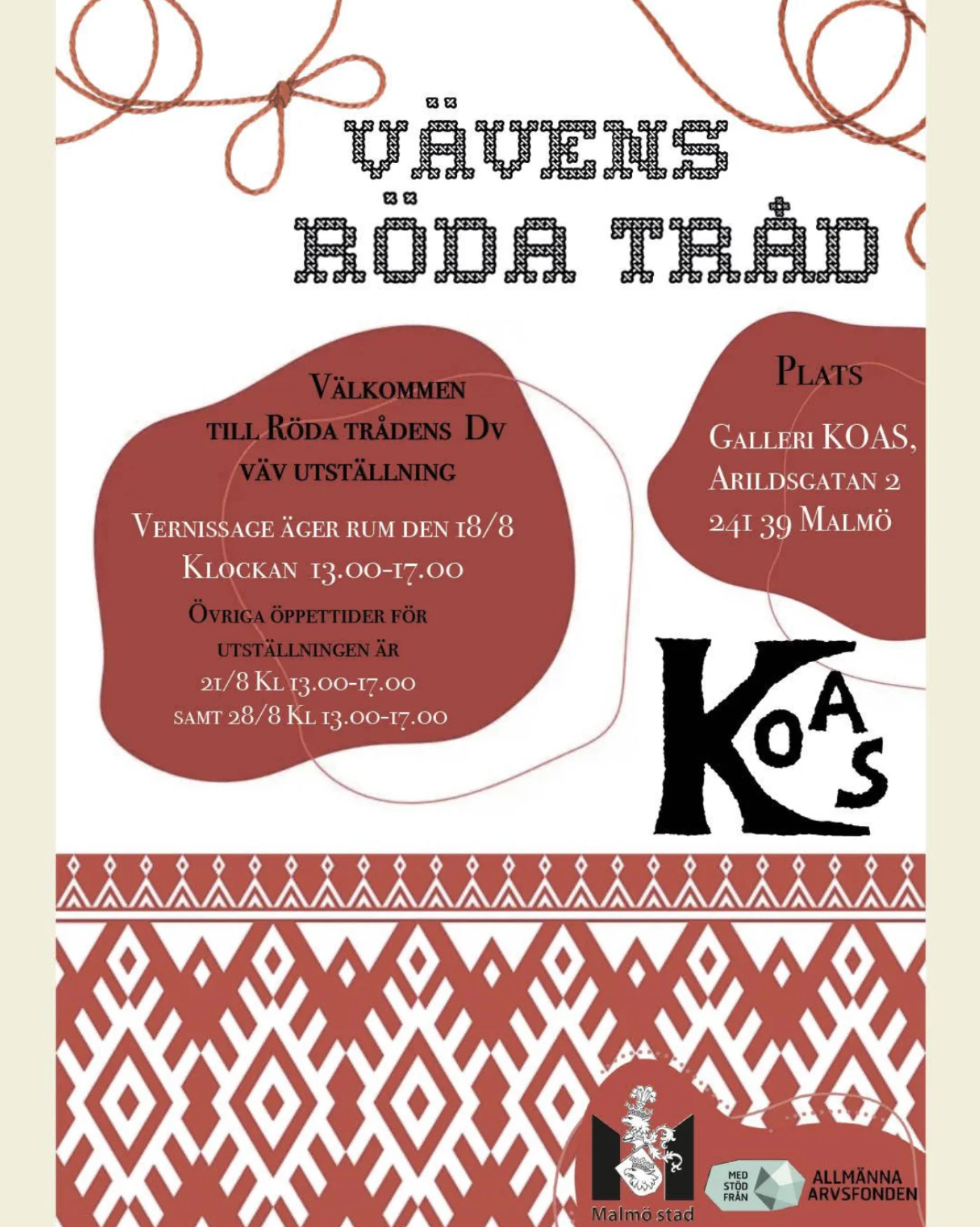 Vävens röda tråd
