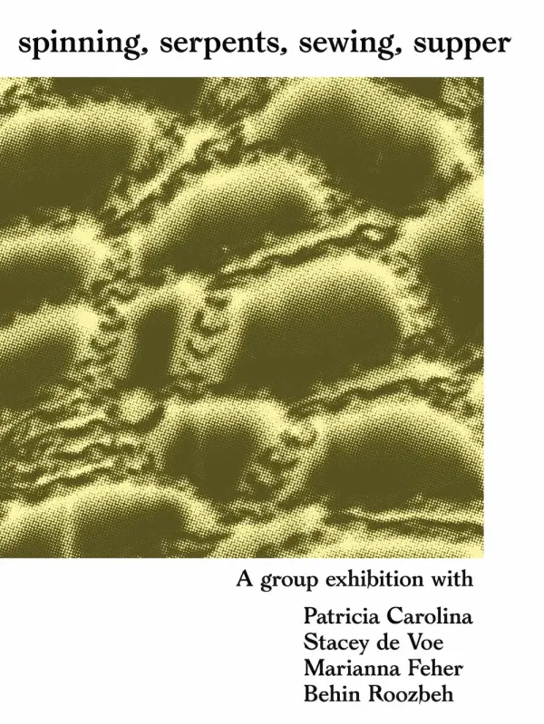 Spinning, serpents, sewing, supper