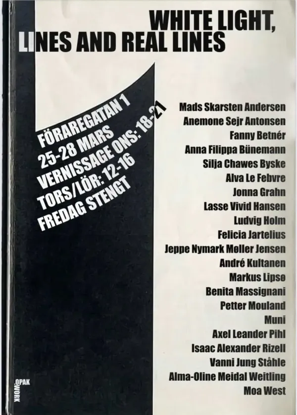 White Light, Lines And Real Lines