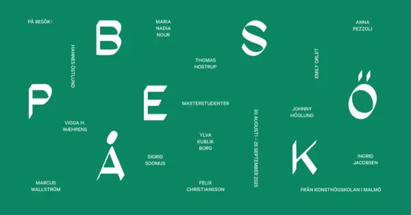 På besök: Masterstudenter från Konsthögskolan i Malmö