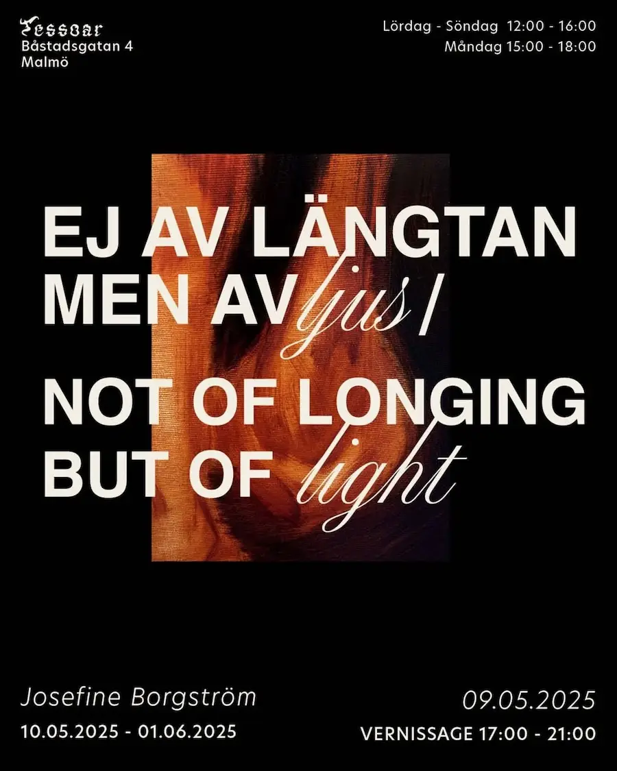 Ej av längtan men av ljus